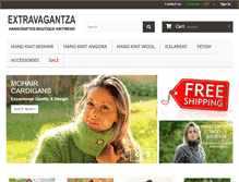 Tablet Screenshot of extravagantza.com